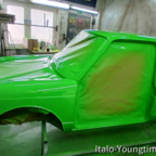 A112 Abarth 70HP Farbe Gelbgrün RAL 6018