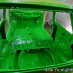 A112 Abarth 70HP Farbe Gelbgrün RAL 6018