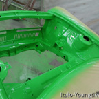 A112 Abarth 70HP Farbe Gelbgrün RAL 6018