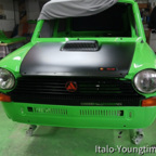 A112 Abarth 70HP Frontteile montiert